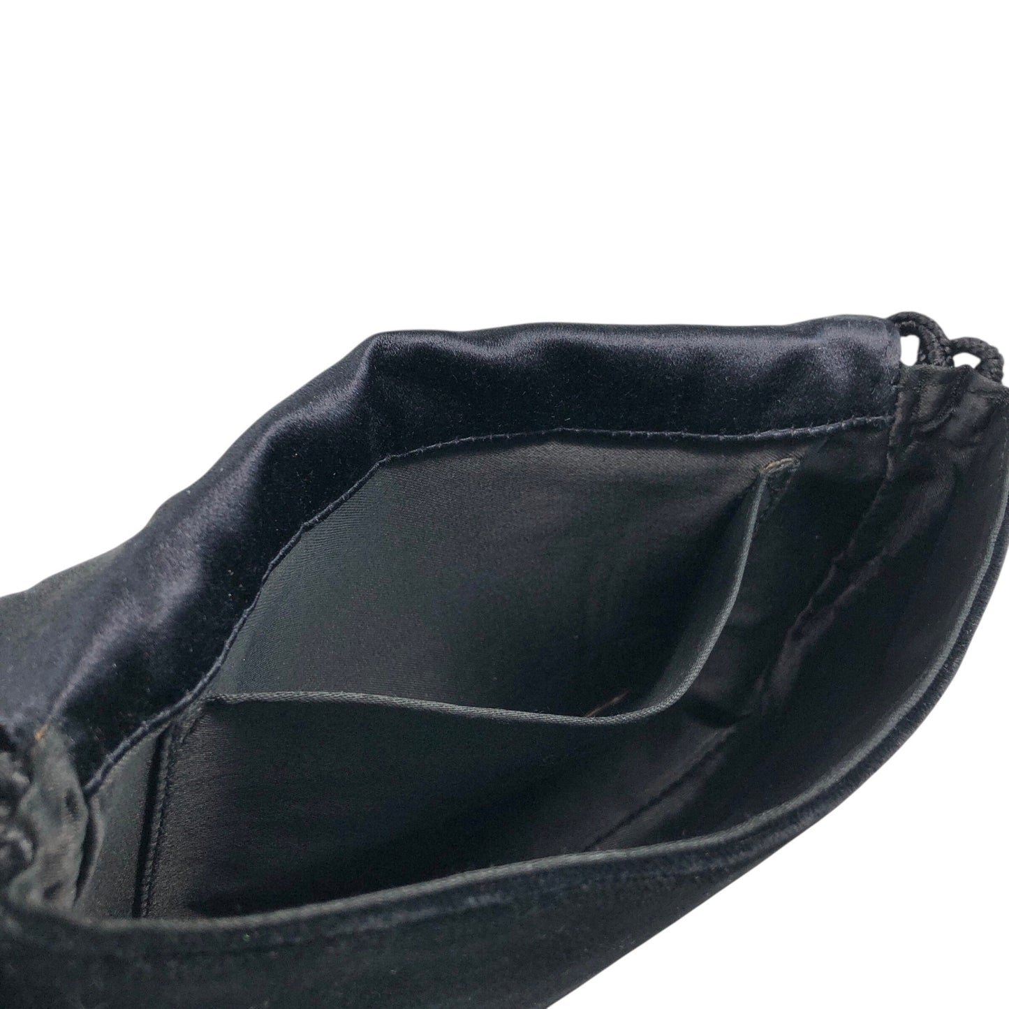 GUCCI Horse Bit Tassel Shoulder bag Black Vintage xvctcj