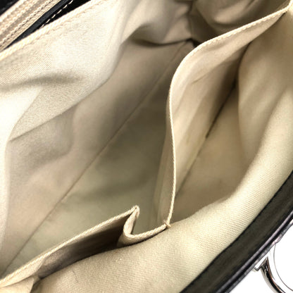 Salvatore Ferragamo Gancini Handbag Black Vintage b236p8