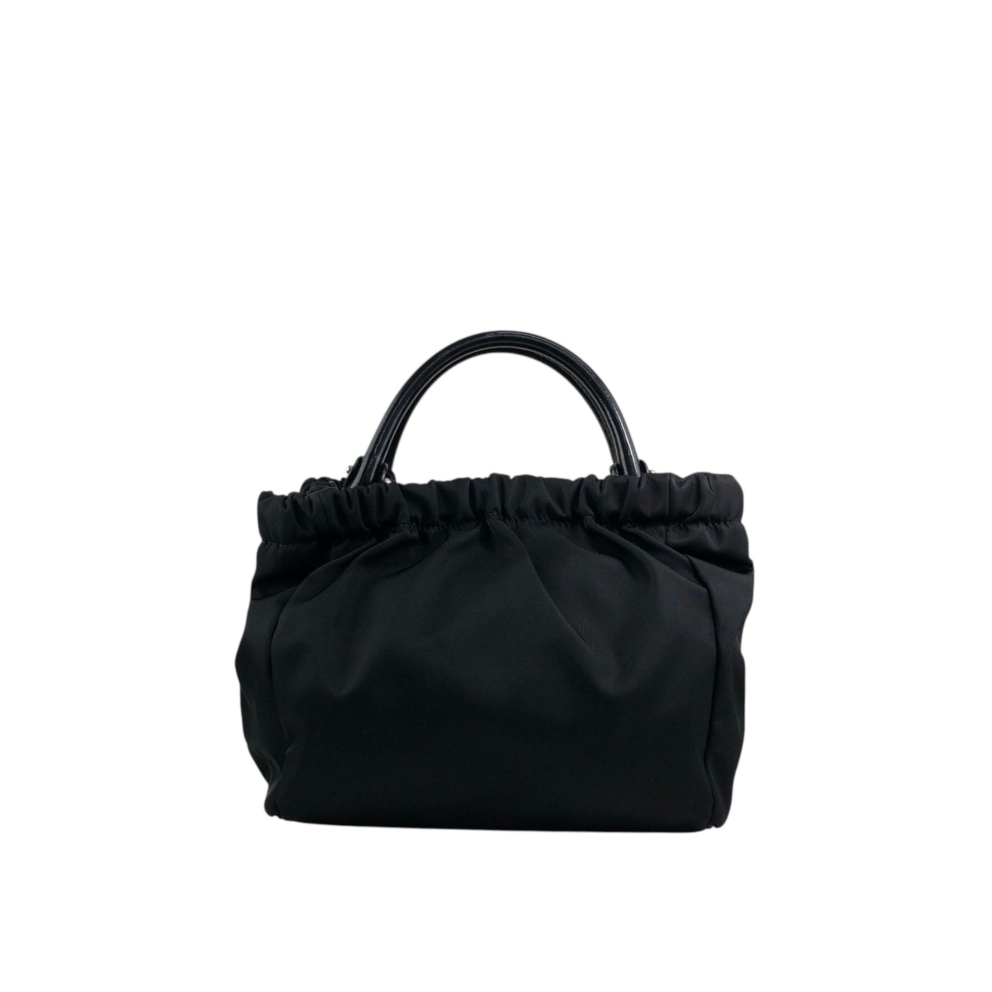 Salvatore Ferragamo Ribbon Handbag Black Vintage xucsbe