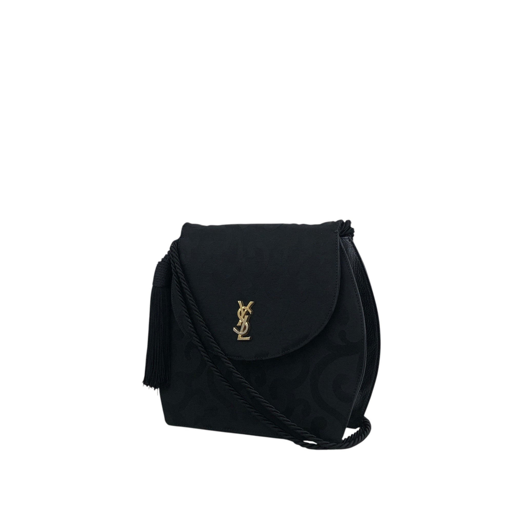 YSL ボディバッグ 黒 ナイロン製 YSL ボディバッグ 黒 ナイロン製 日本未発売】 黒 ボディバッグ YSL