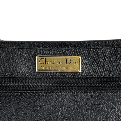 Christian Dior Logo Drawstring Shoulder bag Black Vintage 8jksti