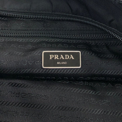 PRADA Tessuto Triangle Logo Totebag Black Vintage 3zhhwr