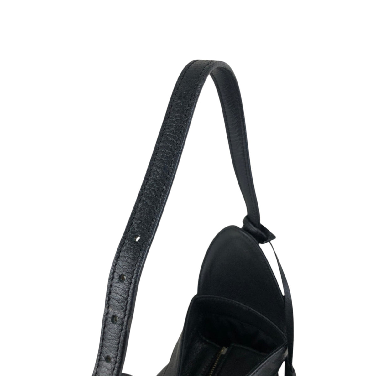 LOEWE Logo Shoulder bag Black Vintage earnia