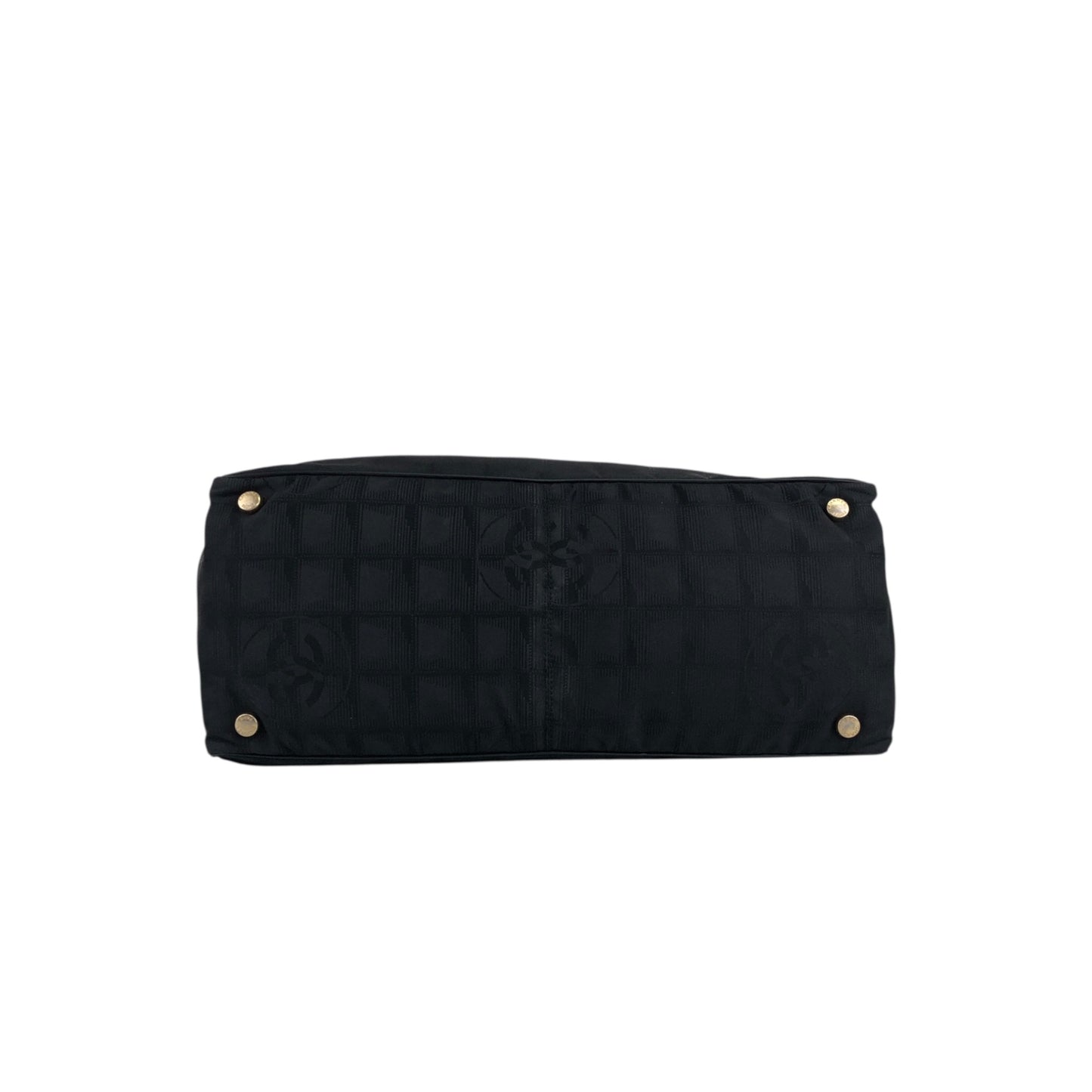 CHANEL New Travel Line Totebag Black Vintage vgc5rp