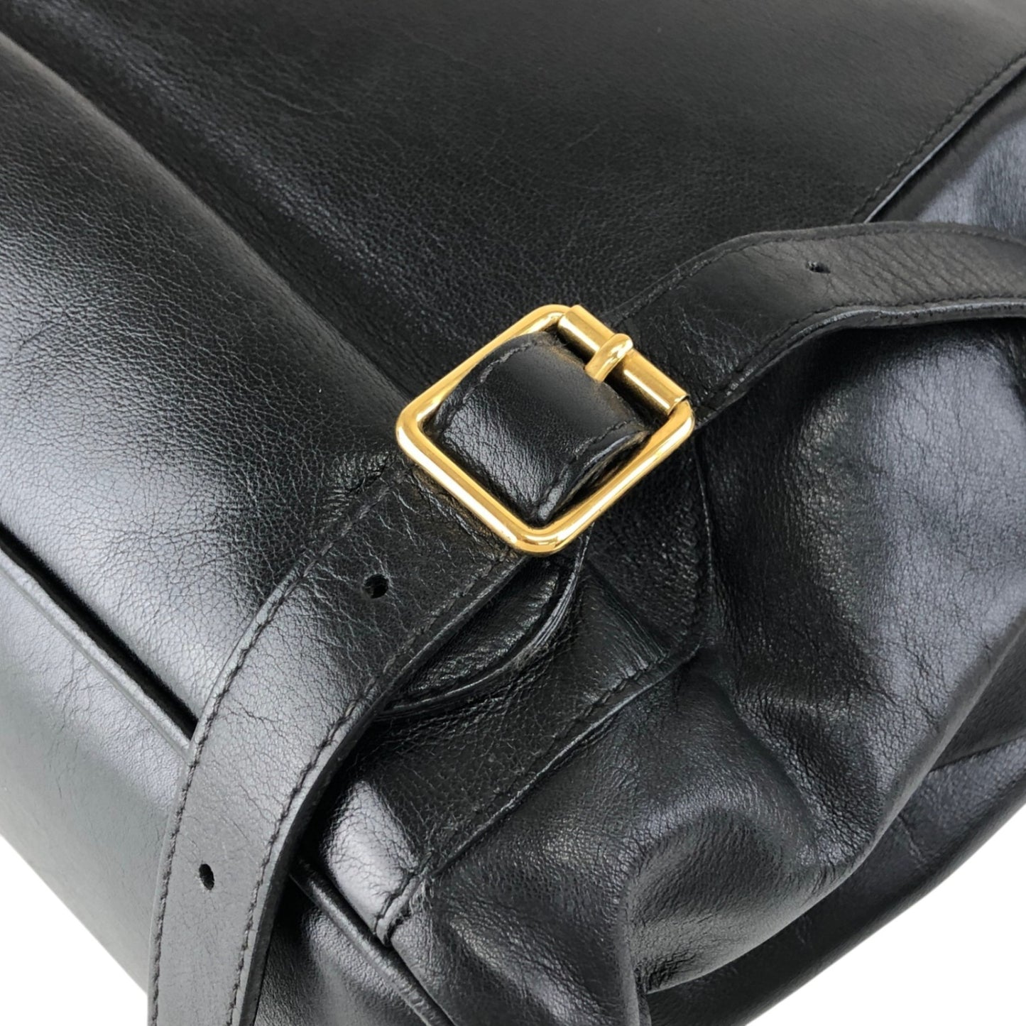 GUCCI Bamboo Backpack Black Vintage 4u5xy4