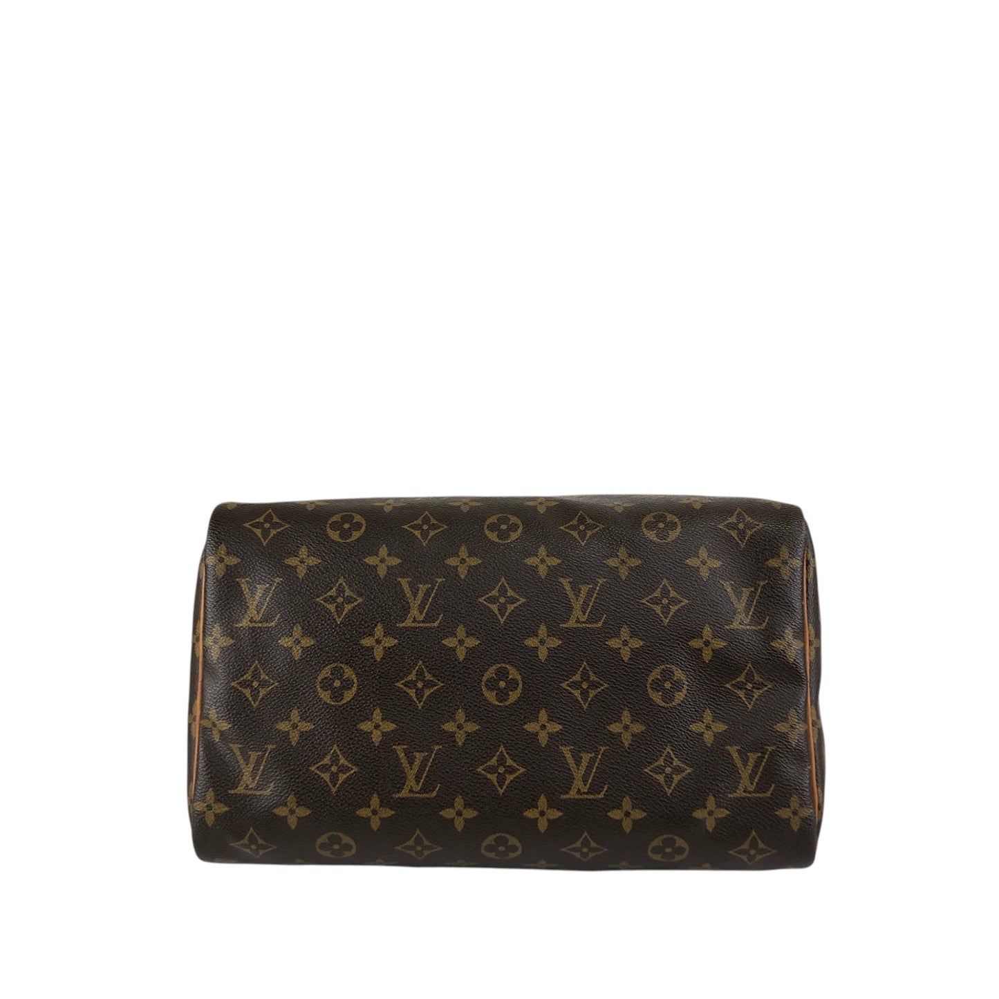 LOUIS VUITTON Monogram Handbag Boston bag Brown M41108 Vintage 5ah28h