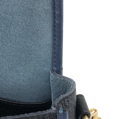 LOEWE Anagram Shoulder bag Navy×Black Vintage r7bby7