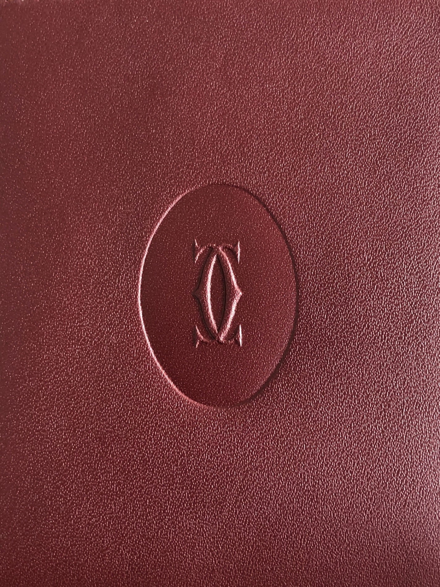 Cartier Folded Wallet Bordeaux Vintage ustkxg