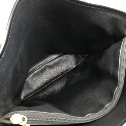 CELINE Macadam Handbag Shoulder bag Black Vintage 66gp7x