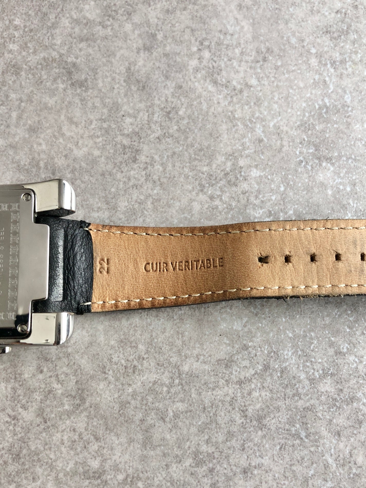 CELINE Blason Quartz Watch Black Vintage yvw3tu