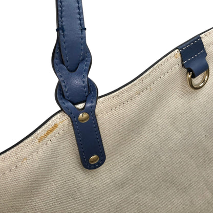 GUCCI GG Canvas Totebag Beige Vintage z375jy