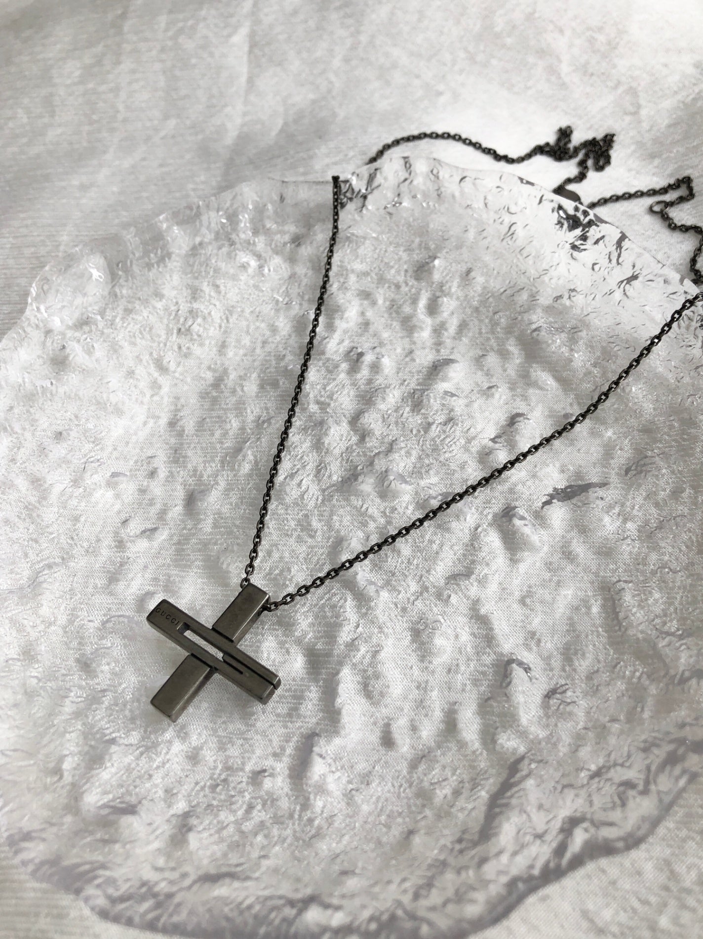 GUCCI Necklace Silver Vintage wi3zs3