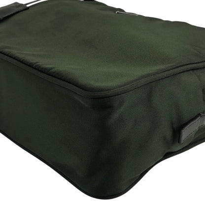 PRADA Tessuto Triangle Logo Padlock Khaki Vintage nxydgr