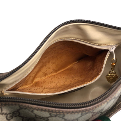 GUCCI Sherry Line Shoulder bag Beige Vintage h47gp3