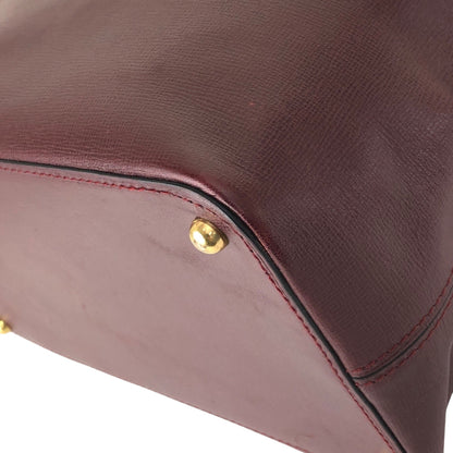 Cartier Logo Drawstring Shoulder bag Bordeaux Vintage nfywjr