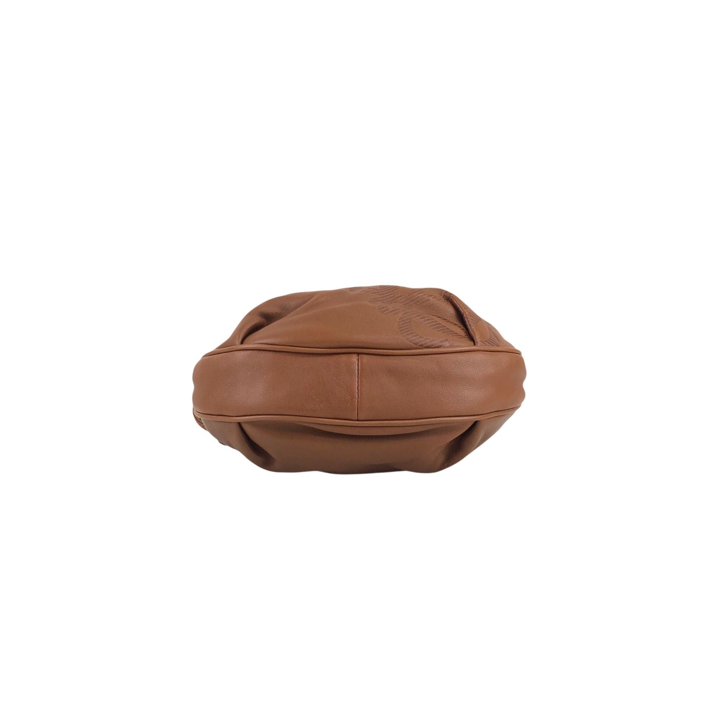 LOEWE Anagram Drawstring Shoulder bag Brown Vintage fzwga5