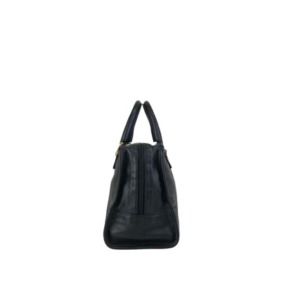 LOEWE Amazona28 Anagram Handbag Boston bag Black Vintage bda233