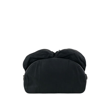 PRADA Tessuto Triangle Logo Backpack Black Vintage cdmpeg