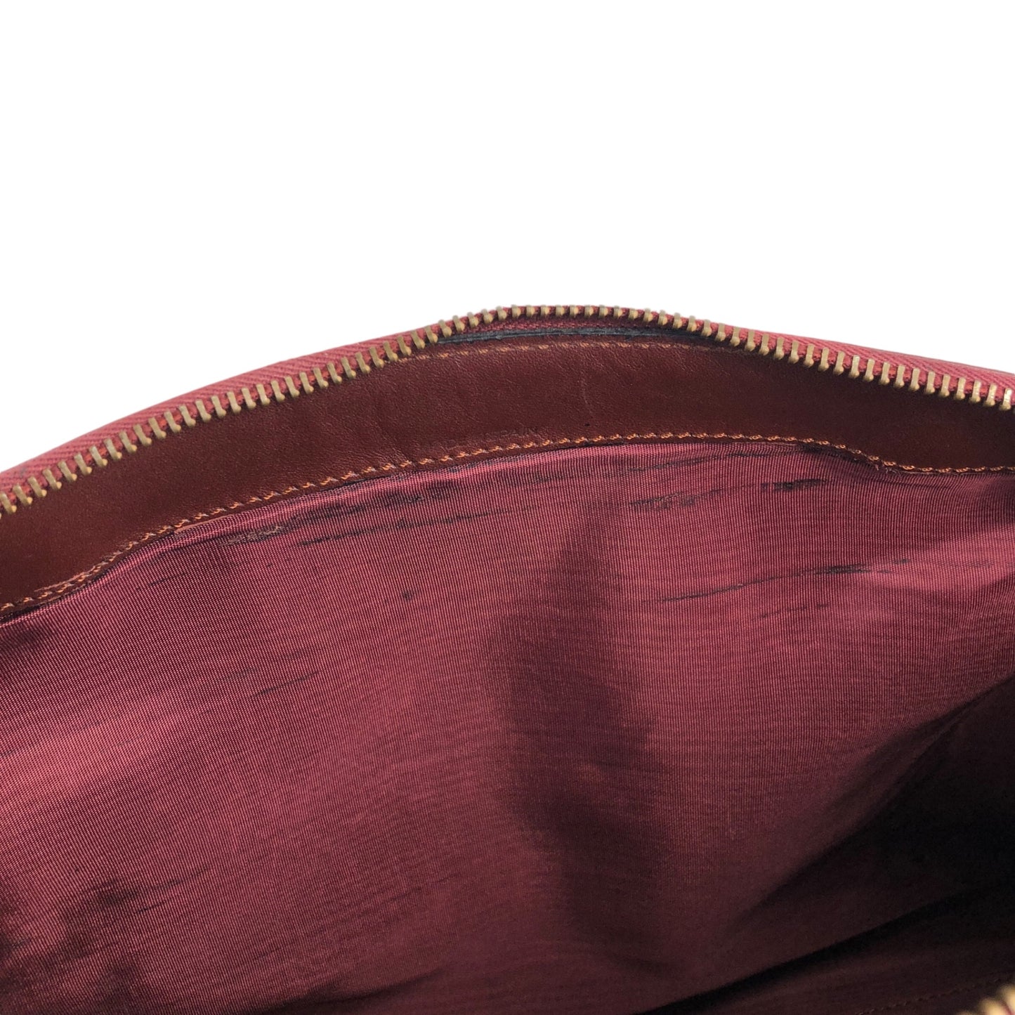 Cartier Boston bag Handbag Bordeaux Vintage mrbj6b