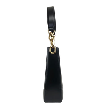 CELINE Gancini Shoulder bag Black Vintage ucswkg