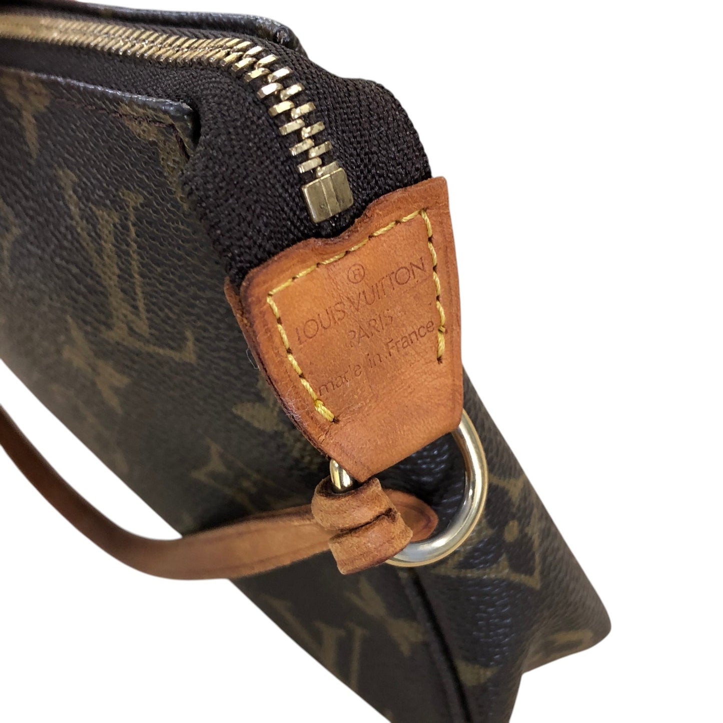 LOUIS VUITTON Monogram Handbag Brown M51980 Vintage vct2e6