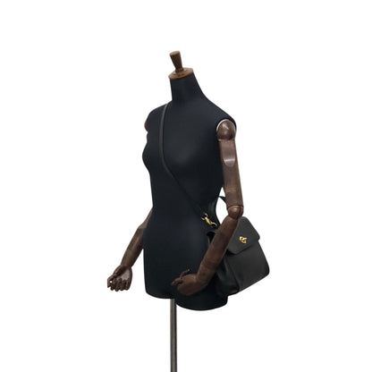 CELINE Toggle Clasp Two-way Handbag Shoulder bag Black Vintage nnb8md