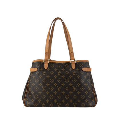 LOUIS VUITTON Monogram Handbag Batignolles Horizontal M51154 Totebag Brown Vintage f7etm4