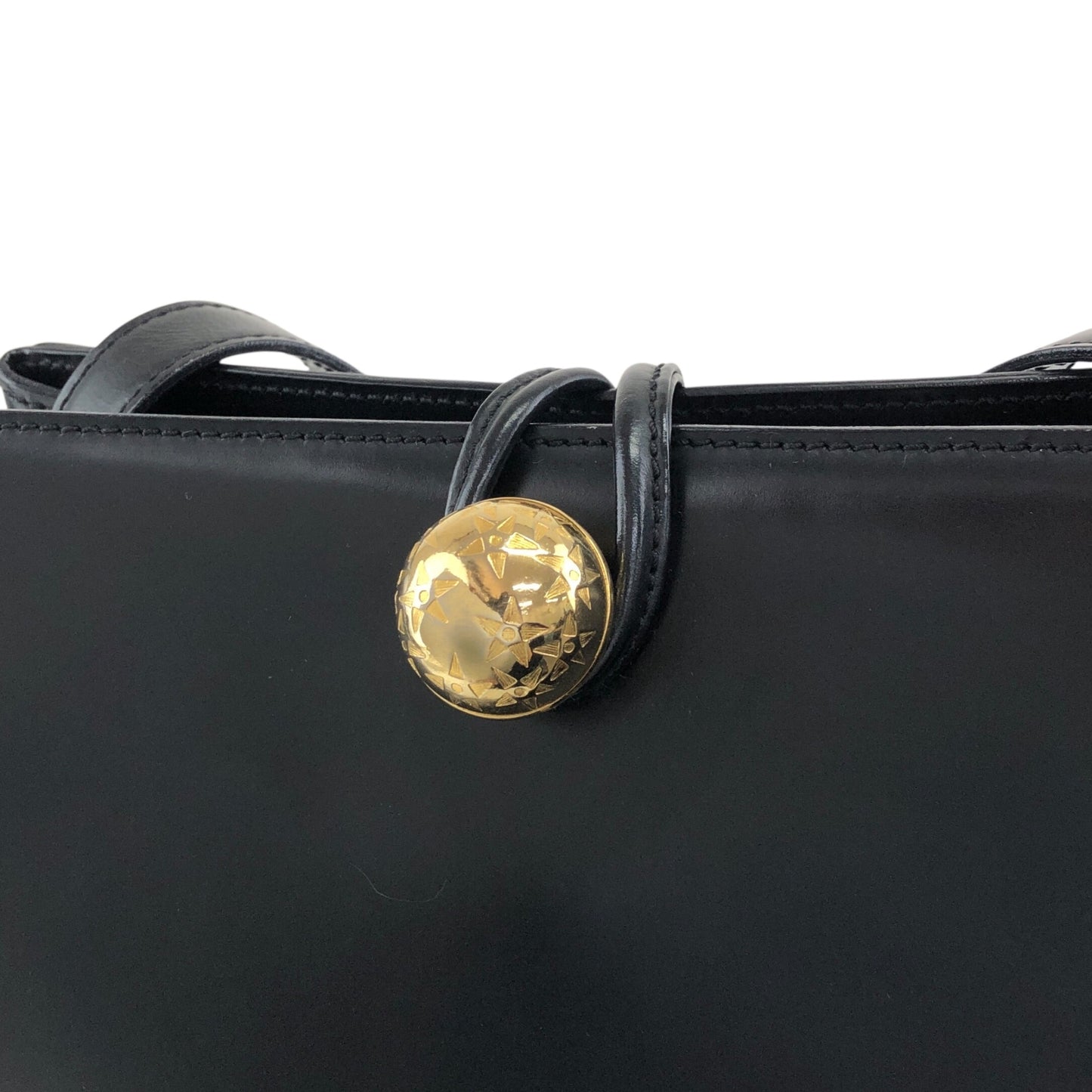 CELINE Starball Shoulder bag Black Vintage eay7uv