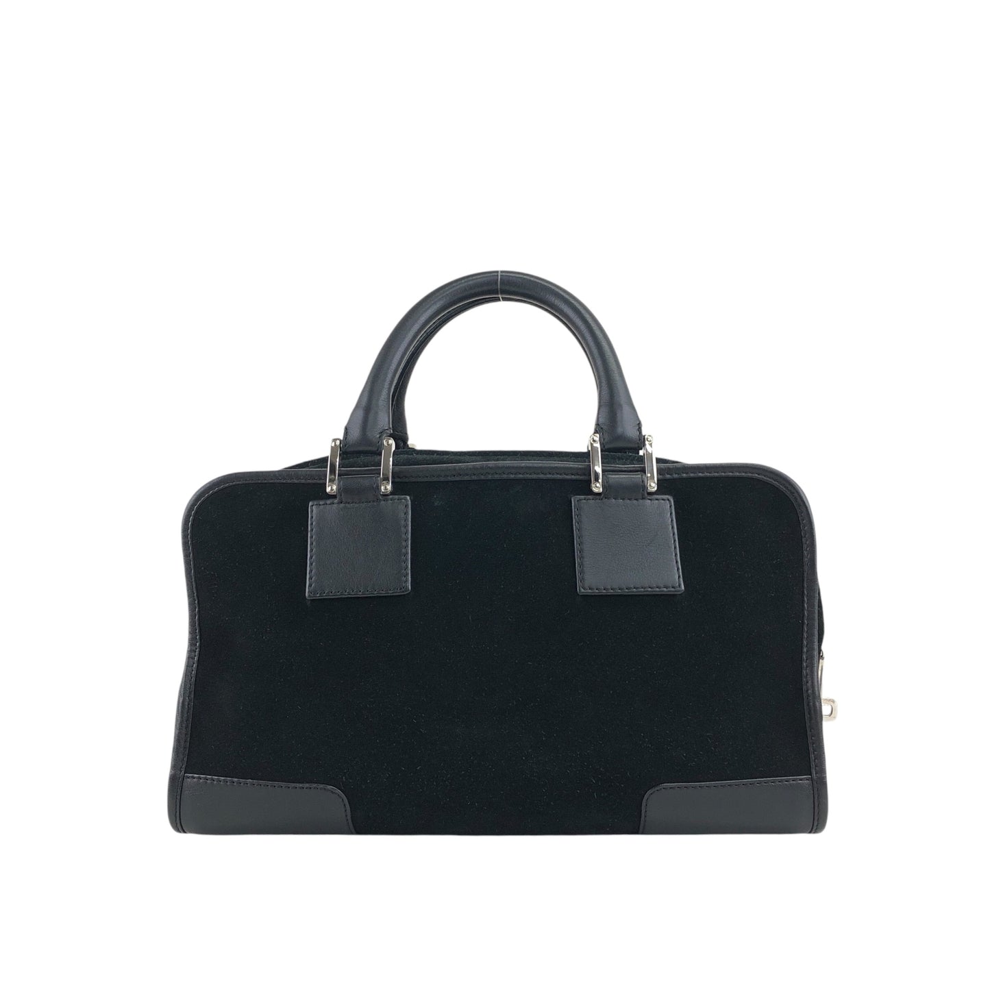 LOEWE Amazona28 Anagram Handbag Boston bag Black Vintage f8gywz