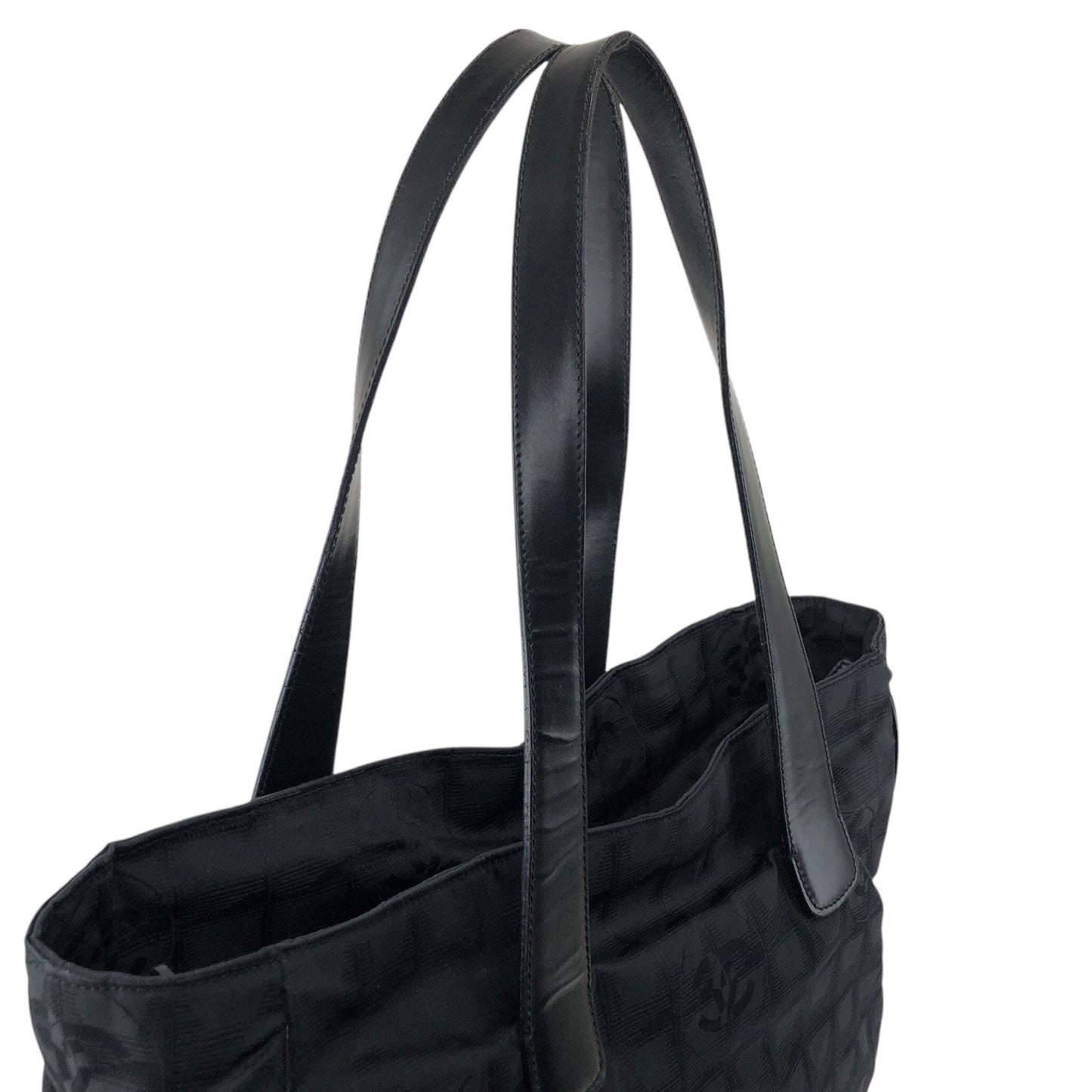 CHANEL New Travel Line Totebag Black Vintage v3jtbw