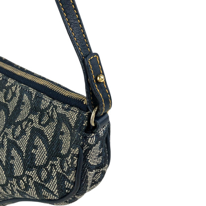 Christian Dior Trotter Shoulder bag Navy Vintage e4vgt6