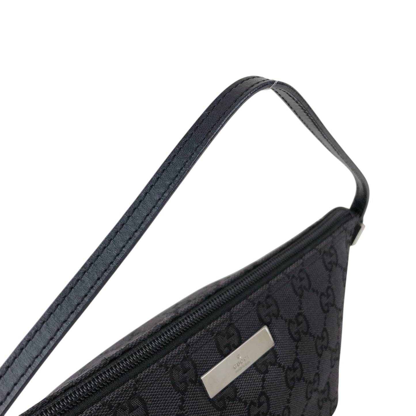 GUCCI GG Canvas Small Handbag Black Vintage vexspm