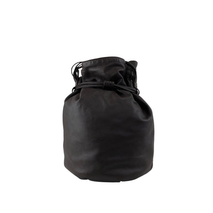 LOEWE Anagram Drawstring Shoulder bag Brown Vintage 7ep7z7