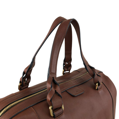 LOEWE Anagram Two-way Boston bag Shoulder bag Brown Vintage c288vn