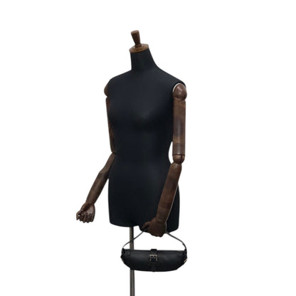 LOEWE Logo Embossed Handbag Black Vintage nk5fxc