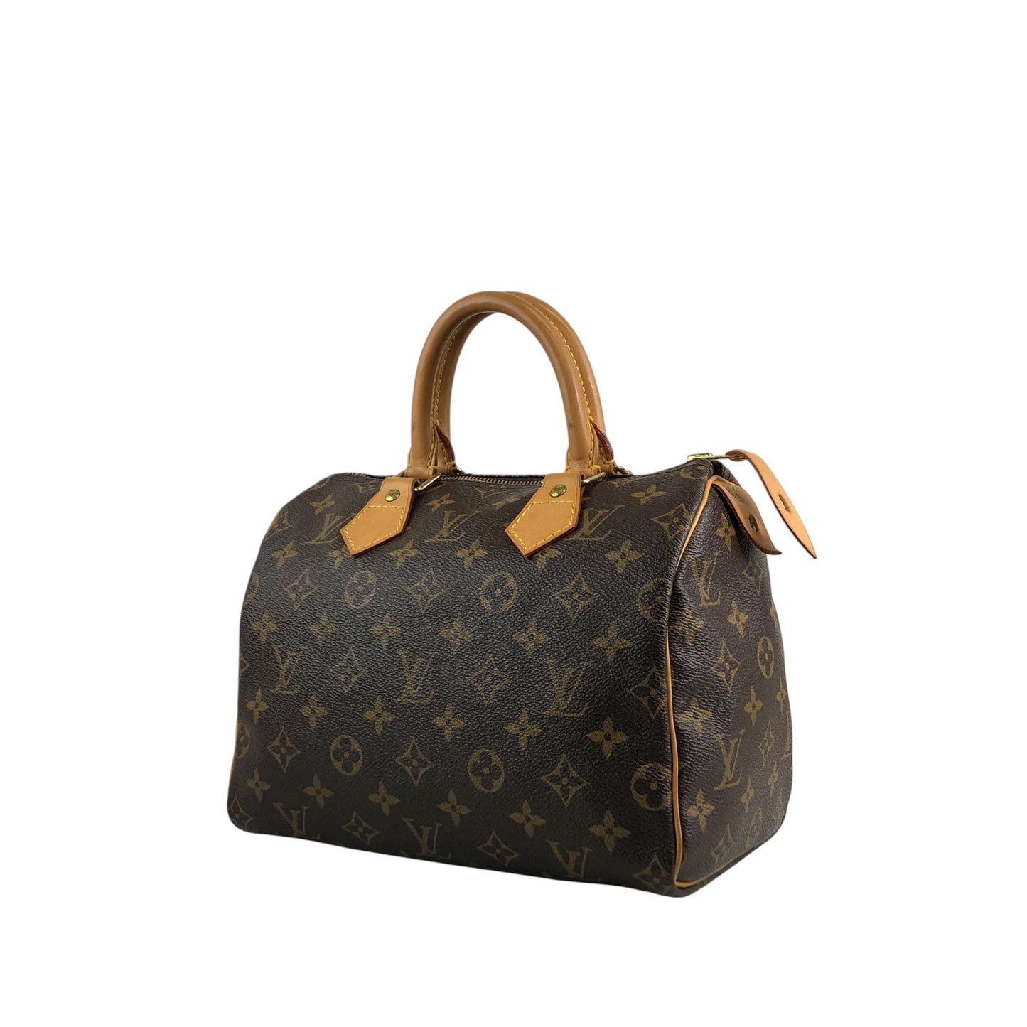 LOUIS VUITTON Monogram Handbag Brown Vintage vbsmgd