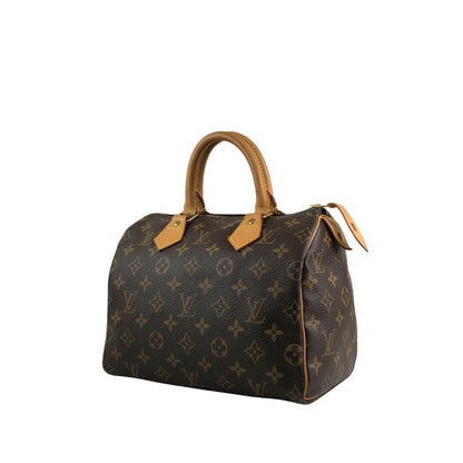 LOUIS VUITTON Monogram Handbag Brown Vintage vbsmgd