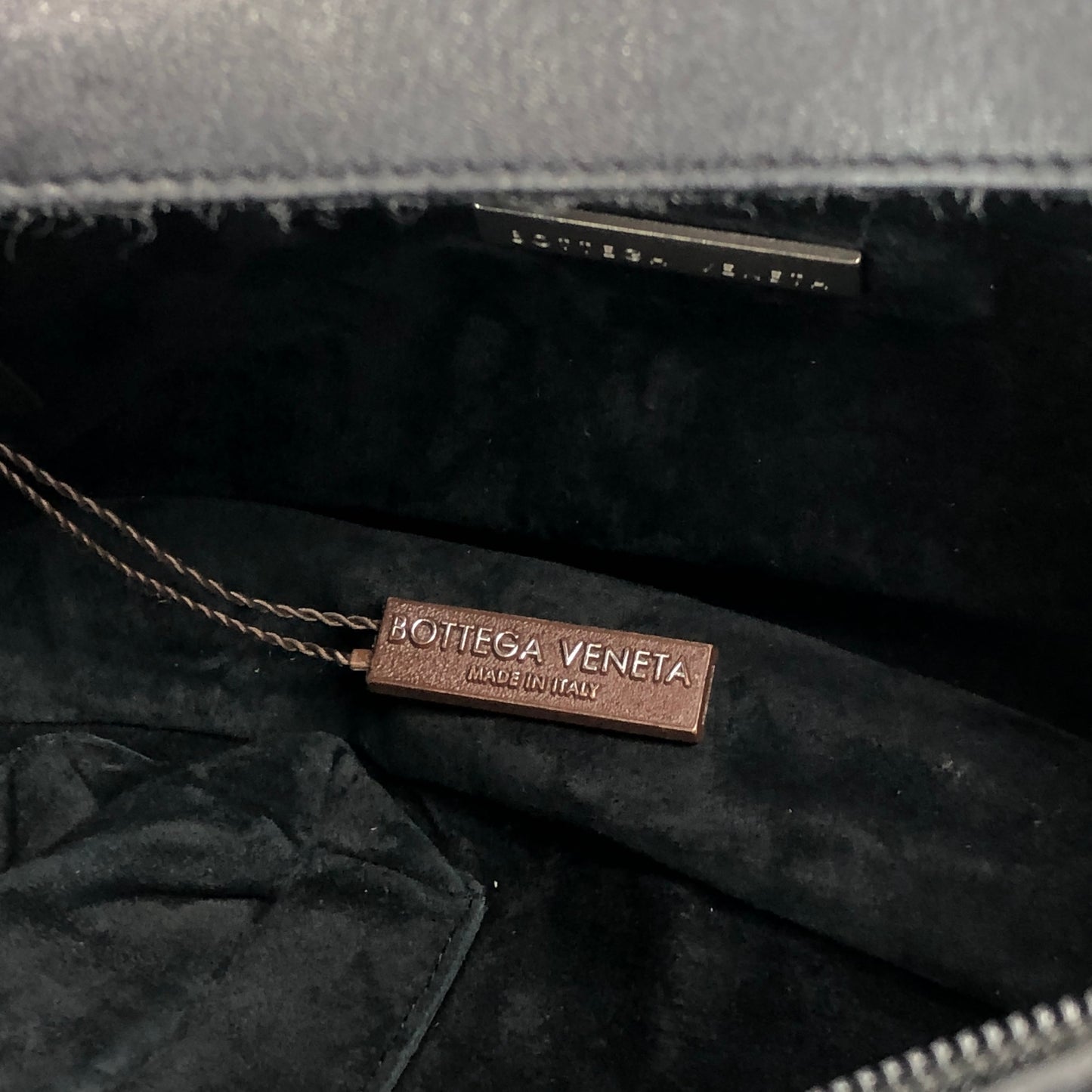 Bottega Veneta Intrecciato Handbag Hobobag Black 10500 105264NE Vintage xsmh56
