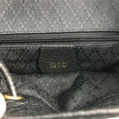 GUCCI Bamboo Backpack Black Vintage r3ax8x