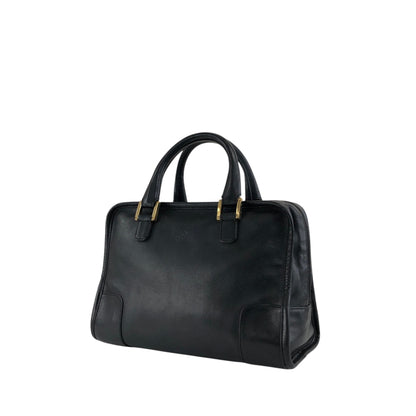 LOEWE Amazona28 Anagram Handbag Boston bag Black Vintage bda233