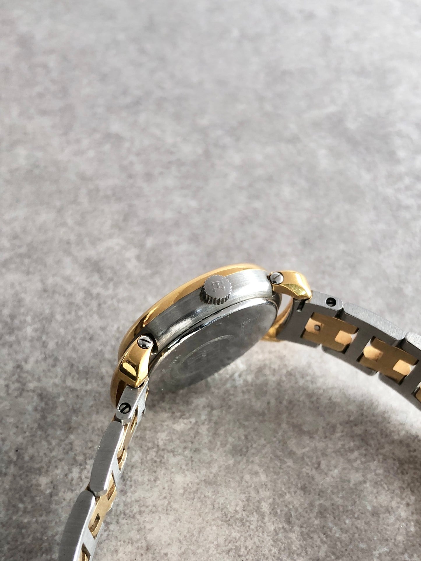 HERMES Quartz Watch Silver pullman Vintage krhgdd