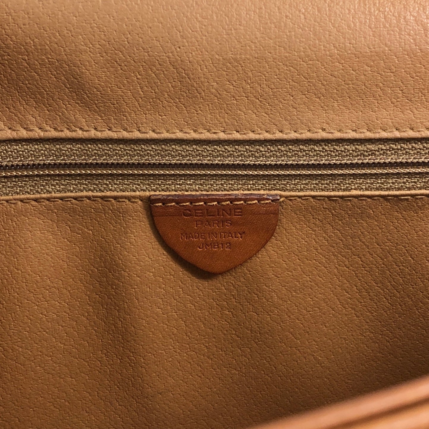 CELINE Macadam Shoulder bag Brown Vintage ui5mtc