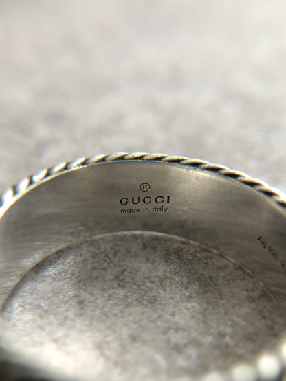 GUCCI SILVER925 Ring Silver Vintage 7jdg6r