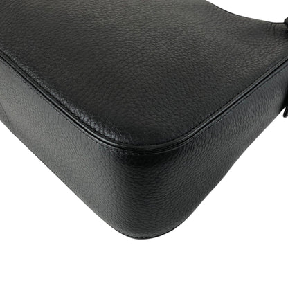 Yves Saint Laurent Logo Shoulder bag Black Vintage 2mp2vx