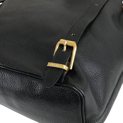CELINE Toggle Clasp Backpack Black Vintage u7henu