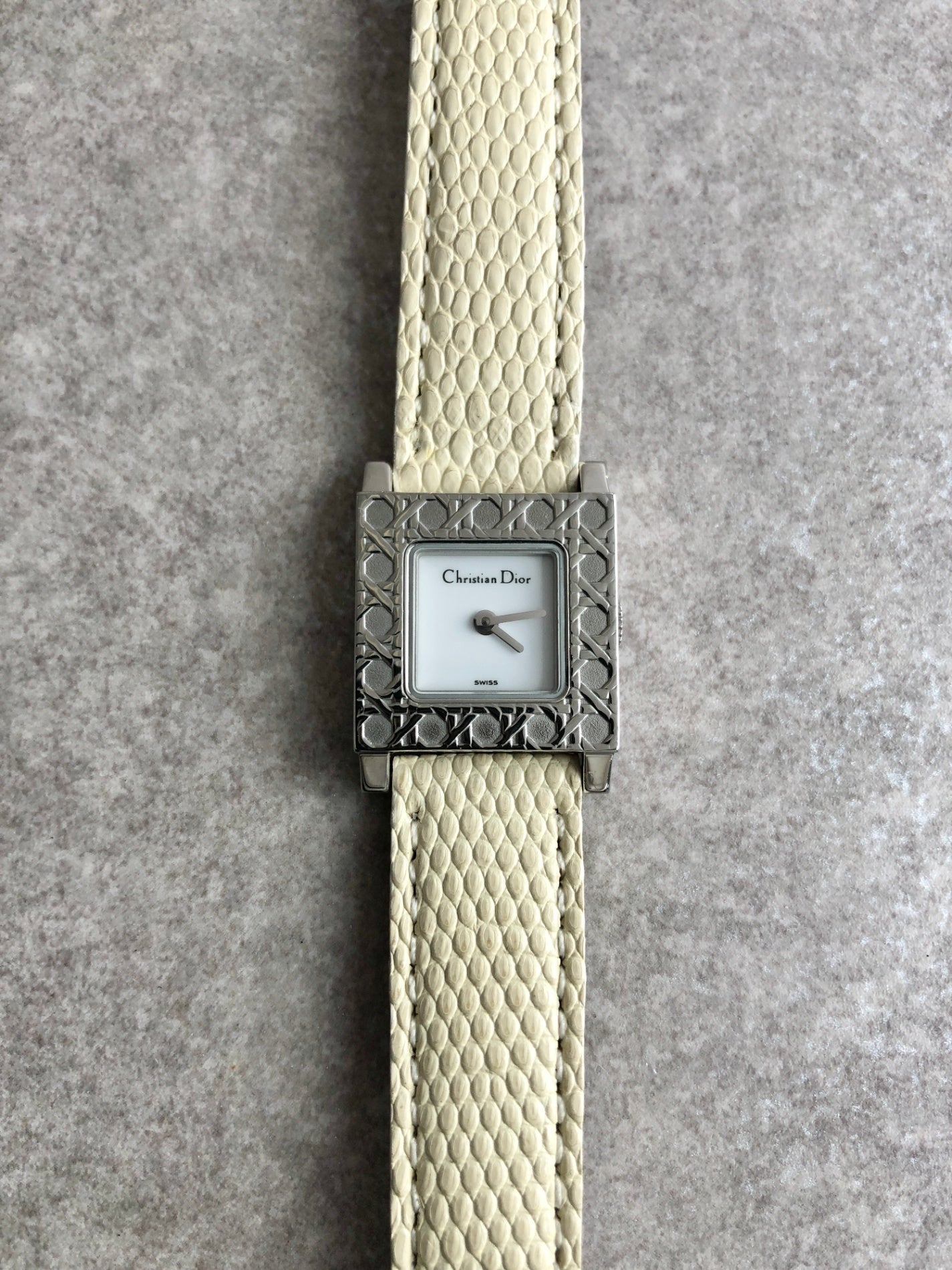 Christian Dior Watch Beige Vintage ekdwbj