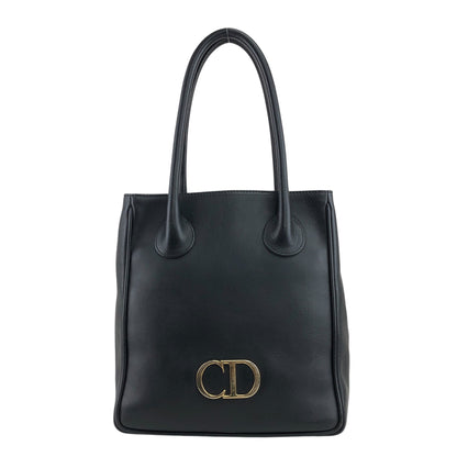 Christian Dior CD Logo Shoulder bag Totebag Black Vintage bhsg8c