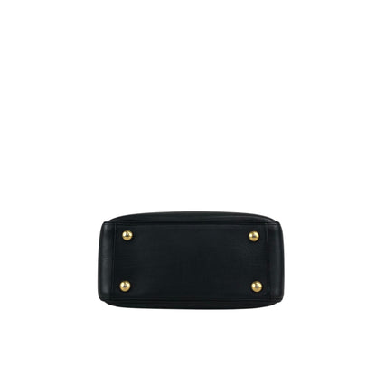 Yves Saint Laurent Two-way Handbag Shoulder bag Black Vintage 5fmarg