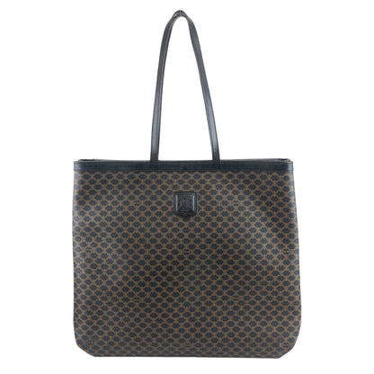 CELINE Macadam Blason Shoulder bag Totebag Black Vintage 27dcdm