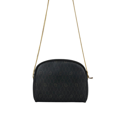 Christian Dior Honeycomb Pattern Small Chain Shoulder bag Black Vintage rd7gwd
